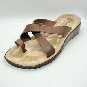 Alpine Design Sedona Slide Leather Women's Brown Sandals Size 8